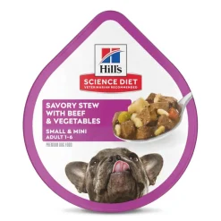 Sale Hill's Science Diet Adult Small & Mini Breed Savory Stew with Beef & Vegetables Wet Dog Food
