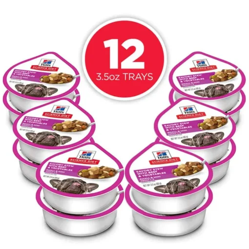Sale Hill's Science Diet Adult Small & Mini Breed Savory Stew with Beef & Vegetables Wet Dog Food