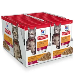 New Hill's Science Diet Adult Chicken & Spinach Casserole Wet Cat Food Pouches