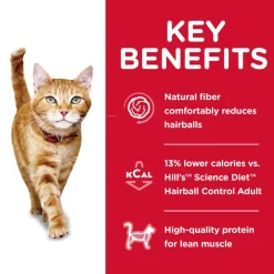 Clearance Hill's Science Diet Adult Light Hairball Control Chicken Recipe Dry Cat Food