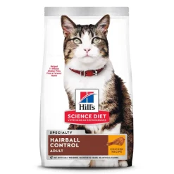 Sale Hill's Science Diet Adult Hairball Control Chicken Recipe Dry Cat Food
