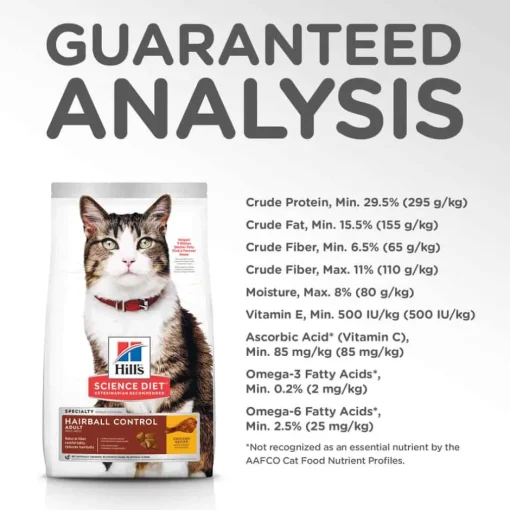 Sale Hill's Science Diet Adult Hairball Control Chicken Recipe Dry Cat Food