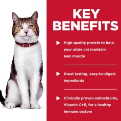 Hot Hill's Science Diet Adult 7+ Tender Chicken Dinner Wet Cat Food Pouches
