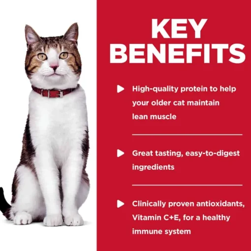 Hot Hill's Science Diet Adult 7+ Tender Chicken Dinner Wet Cat Food Pouches