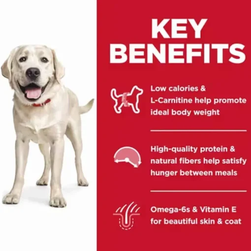 New Hill's Science Diet Adult Light Large Breed Chicken Meal & Barley Dry Dog Food