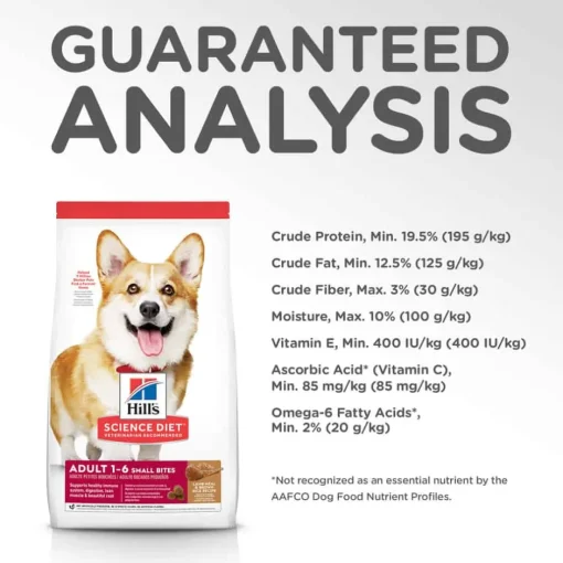 Online Hill's Science Diet Adult Small Bites Lamb Meal & Brown Rice Dry Dog Food