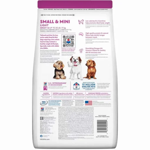 Discount Hill's Science Diet Adult Light Small & Mini with Chicken Meal & Barley Dry Dog Food