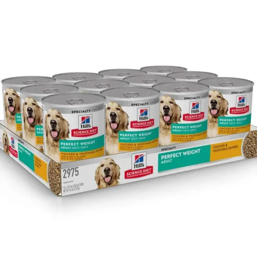 Online Hill's Science Diet Adult Perfect Weight Chicken & Vegetable Entree Wet Dog Food