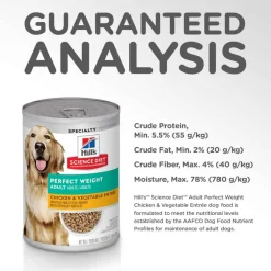 Online Hill's Science Diet Adult Perfect Weight Chicken & Vegetable Entree Wet Dog Food