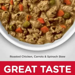 Online Hill's Science Diet Adult Healthy Cuisine Roasted Chicken, Carrots, & Spinach Stew Wet Dog Food