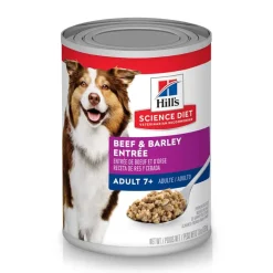 Online Hill's Science Diet Adult 7+ Beef & Barley Entree Wet Dog Food