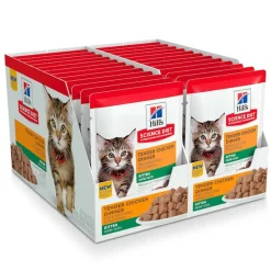 Outlet Hill's Science Diet Kitten Tender Chicken Dinner Wet Cat Food Pouches