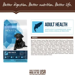 Outlet Holistic Select Natural Adult Health Anchovy, Sardine & Salmon Meal Dry Dog Food