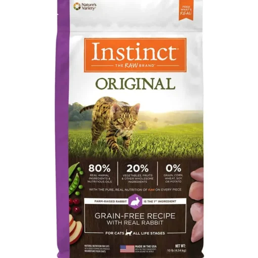 Outlet Instinct Original Grain Free Recipe with Real Rabbit Natural Dry Cat Food