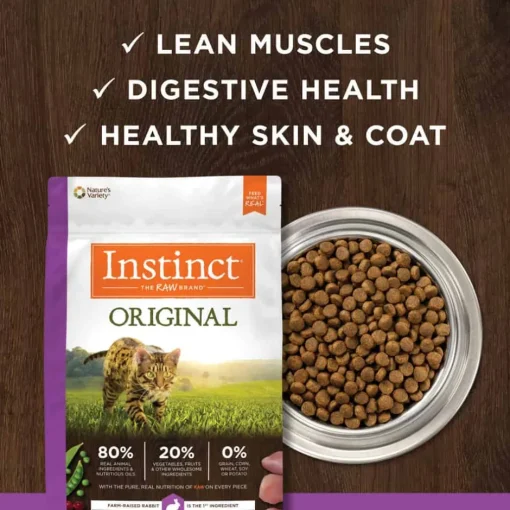 Outlet Instinct Original Grain Free Recipe with Real Rabbit Natural Dry Cat Food