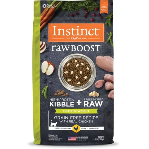 Discount Instinct Raw Boost Healthy Weight Grain Free Recipe with Real Chicken Natural Adult Dry Cat Food