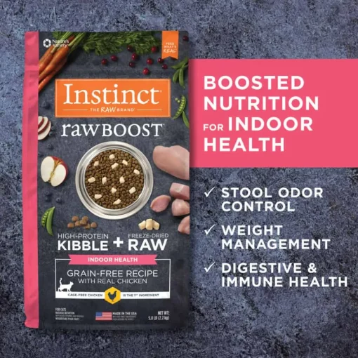 Discount Instinct Raw Boost Healthy Weight Grain Free Recipe with Real Chicken Natural Adult Dry Cat Food