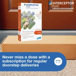 Outlet Interceptor Plus - Heartworm + Broad Spectrum Prevention Soft Chew for Dogs