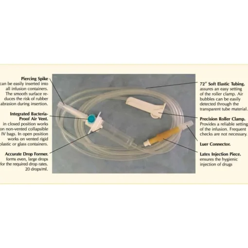 Hot Intrafix Air IV Set