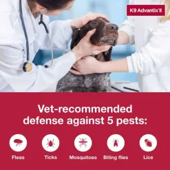 Clearance K9 Advantix II - Flea & Tick Topical for Dogs