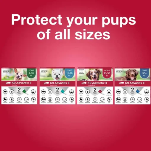 Clearance K9 Advantix II - Flea & Tick Topical for Dogs