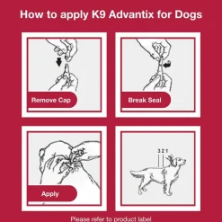 Clearance K9 Advantix II - Flea & Tick Topical for Dogs