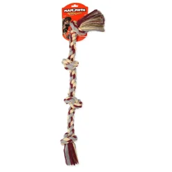 Online Mammoth Cottonblend Color 4 Knot Rope Tug, Color Varies