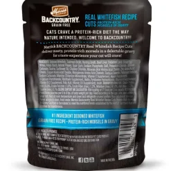 Clearance Merrick Backcountry Grain Free Real Whitefish Cuts Cat Food Pouch