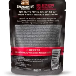 Best Merrick Backcountry Grain Free Real Beef Cuts Cat Food Pouch