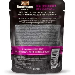 Clearance Merrick Backcountry Grain Free Real Turkey Cuts Cat Food Pouch