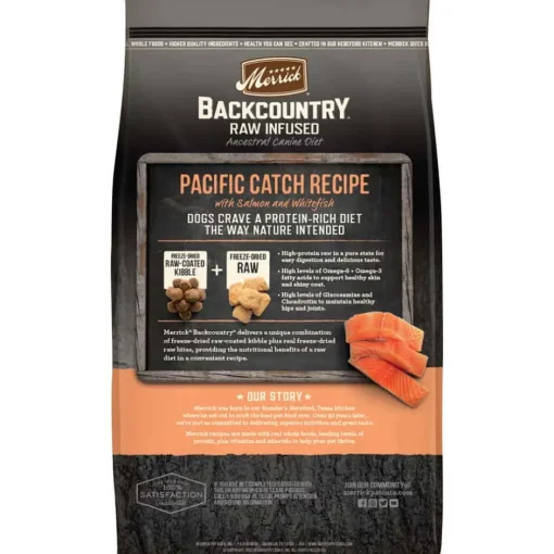 New Merrick Backcountry Raw Infused Grain Free Pacific Catch Dry Dog Food