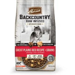 Outlet Merrick Backcountry Raw Infused with Healthy Grains Great Plains Red Dry Dog Food