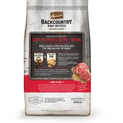 Outlet Merrick Backcountry Raw Infused with Healthy Grains Great Plains Red Dry Dog Food