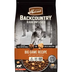 Online Merrick Backcountry Raw Infused Grain Free Big Game Dry Dog Food