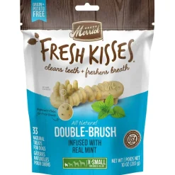 Fashion Merrick Fresh Kisses Grain Free Mint Breath Strips Dental Dog Treats