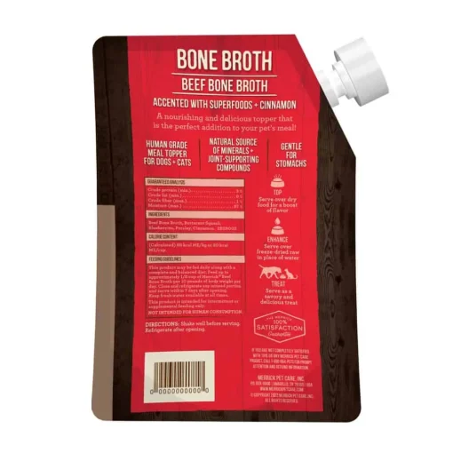 Fashion Merrick Grain Free Beef Bone Broth Wet Dog Food Topper