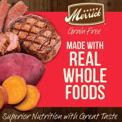 New Merrick Grain Free Bison, Beef & Sweet Potato Dry Dog Food