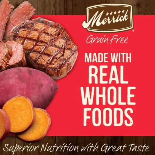 New Merrick Grain Free Bison, Beef & Sweet Potato Dry Dog Food