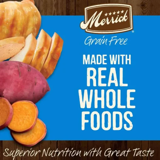 Hot Merrick Grain Free Large Breed Real Chicken & Sweet Potato Dry Dog Food
