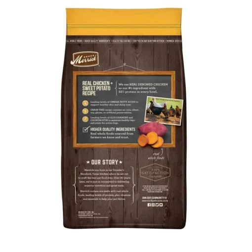 Clearance Merrick Grain Free Real Chicken & Sweet Potato Dry Dog Food