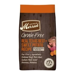 Outlet Merrick Grain Free Real Texas Beef & Sweet Potato Dry Dog Food