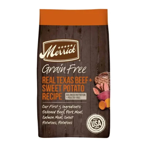 Outlet Merrick Grain Free Real Texas Beef & Sweet Potato Dry Dog Food