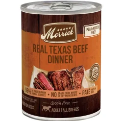 Sale Merrick Grain Free Real Texas Beef Dinner Canned Dog Food