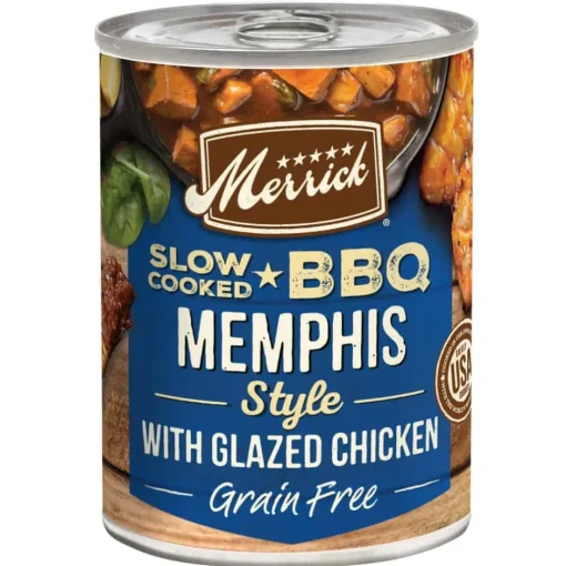Best Merrick Grain Free Slow Cooked BBQ Memphis Style Chicken Canned Dog Food