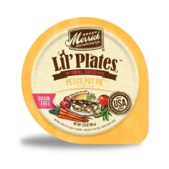 New Merrick Lil' Plates Adult Small Breed Grain Free Petite Pot Pie Canned Dog Food