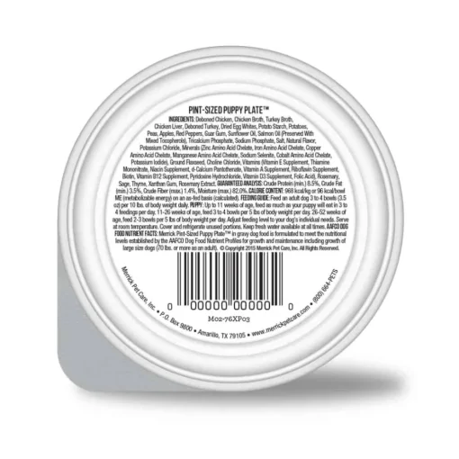 Online Merrick Lil' Plates Small Breed Grain Free Pint Size Puppy Plate in Gravy Dog Food Tray