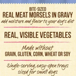 Online Merrick Lil' Plates Small Breed Grain Free Pint Size Puppy Plate in Gravy Dog Food Tray