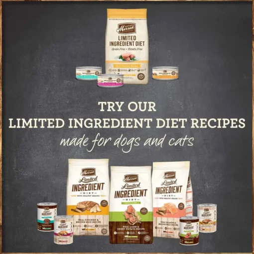 New Merrick Limited Ingredient Diet Grain Free Real Chicken Pate Canned Cat Food
