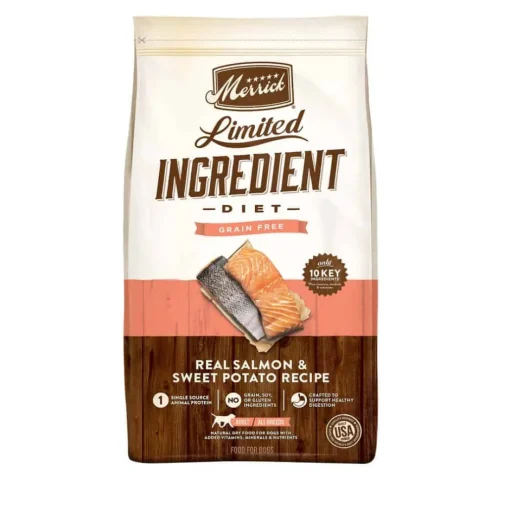 Sale Merrick Limited Ingredient Diet Grain Free Real Salmon & Sweet Potato Dry Dog Food