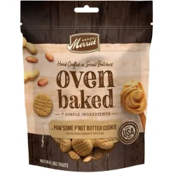 Best Merrick Oven Baked Paw'some Peanut Butter Dog Treats
